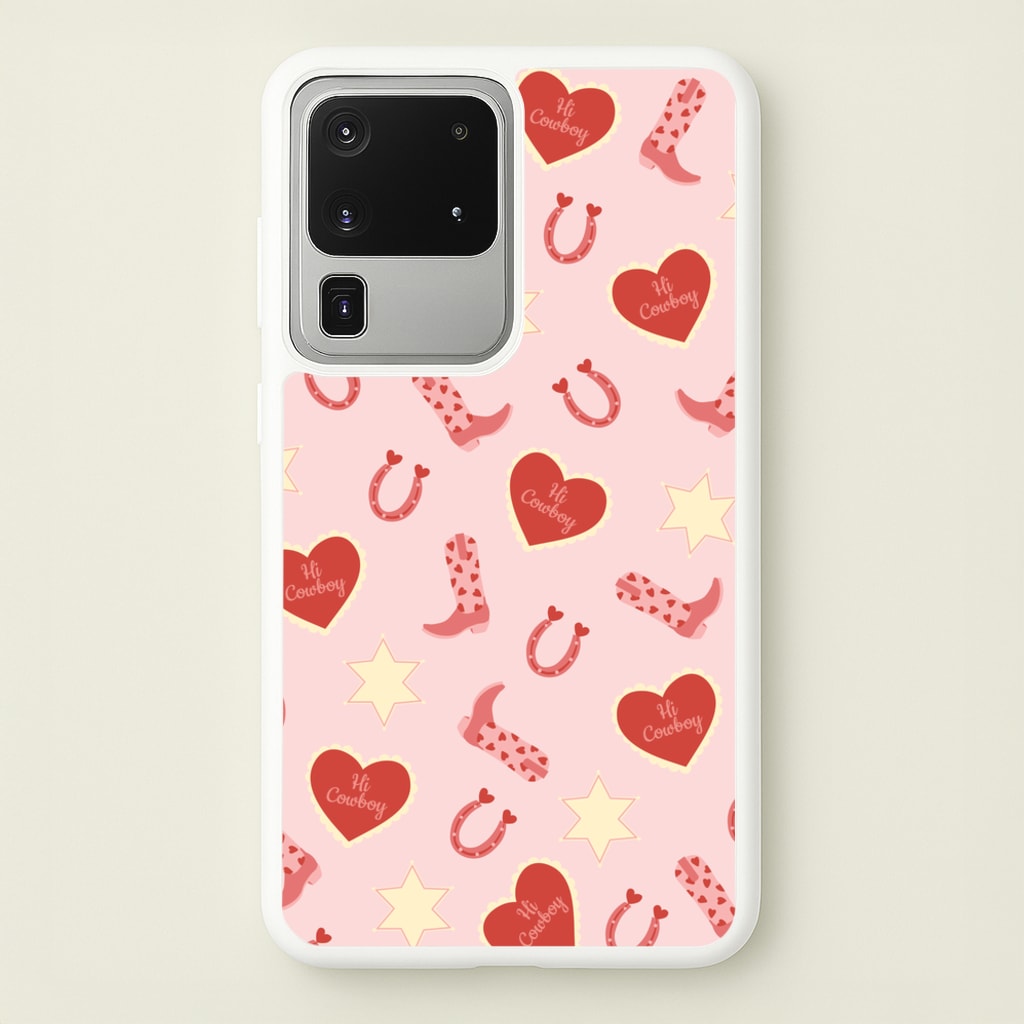 Hi Cowboy - Western - Western Phone Case for Galaxy S20 Ultra