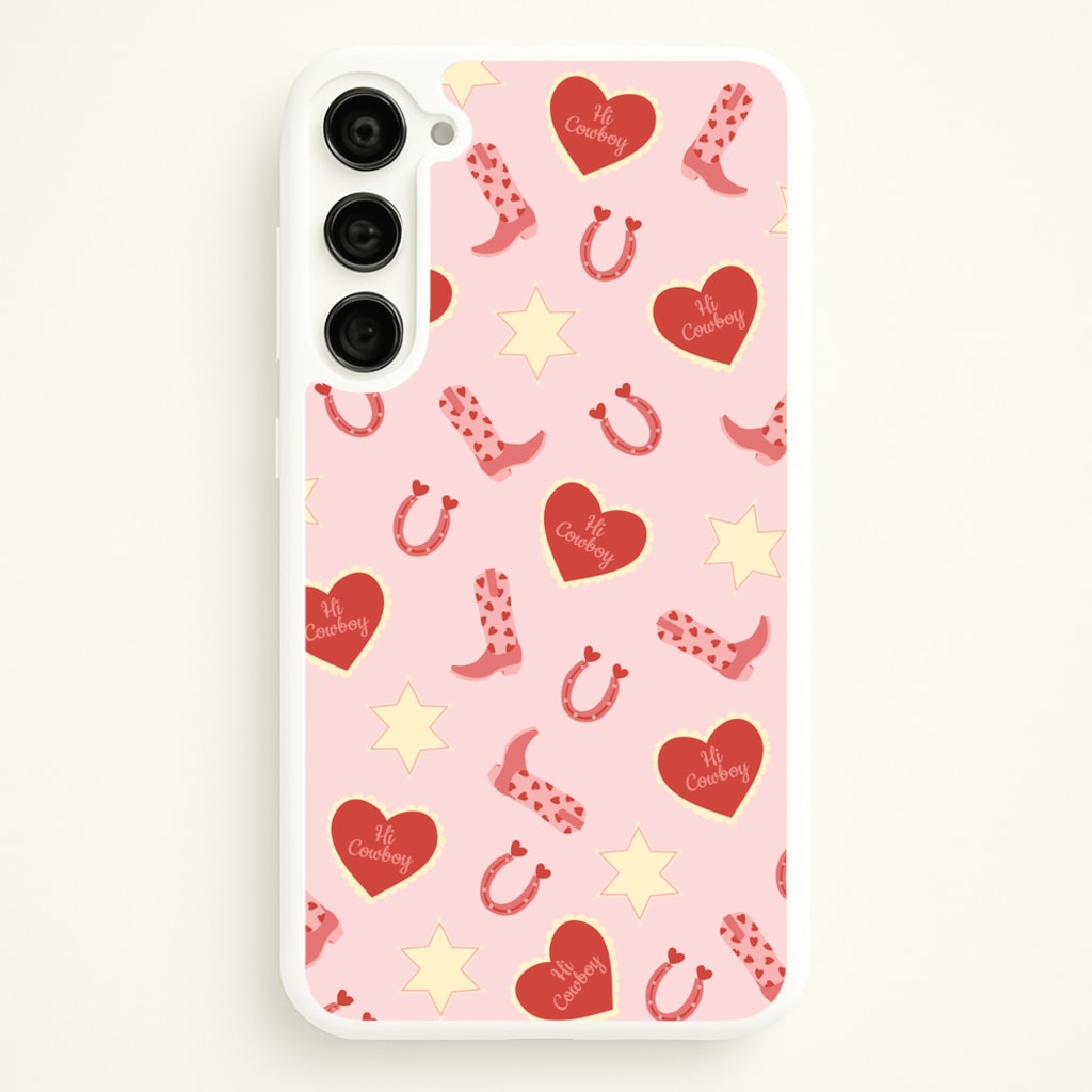 Hi Cowboy - Western - Western Phone Case for Galaxy S23