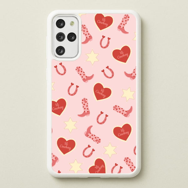 Hi Cowboy - Western - Western Phone Case for Galaxy S20 Plus