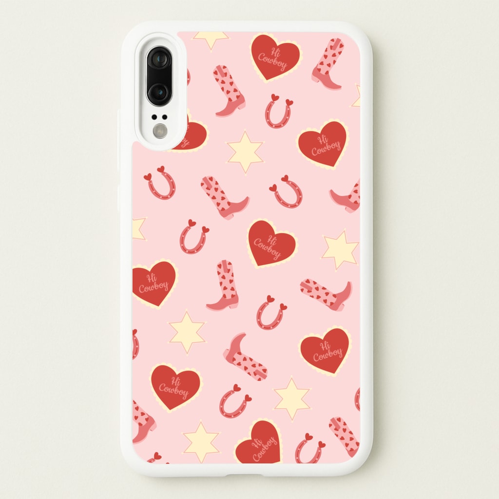 Hi Cowboy - Western - Western Phone Case for Huawei P20