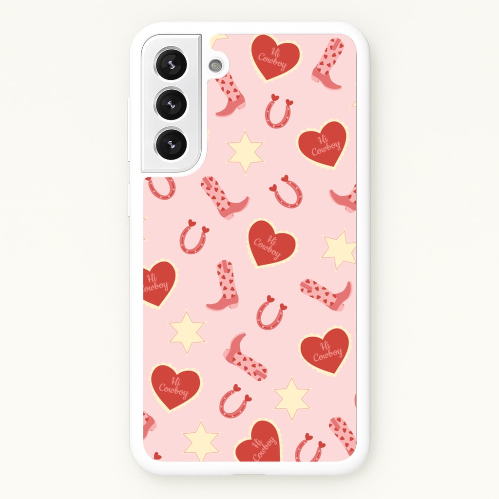 Hi Cowboy - Western - Western Phone Case for Galaxy S21FE