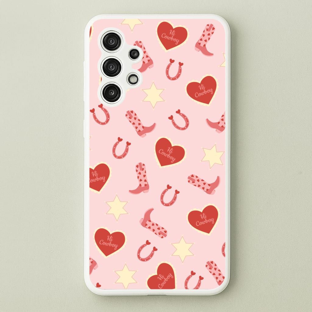Hi Cowboy - Western - Western Phone Case for Galaxy A13
