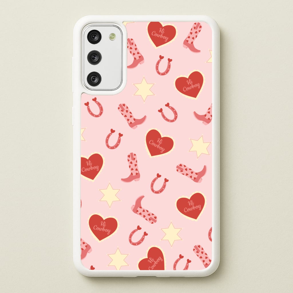 Hi Cowboy - Western - Western Phone Case for Galaxy A41