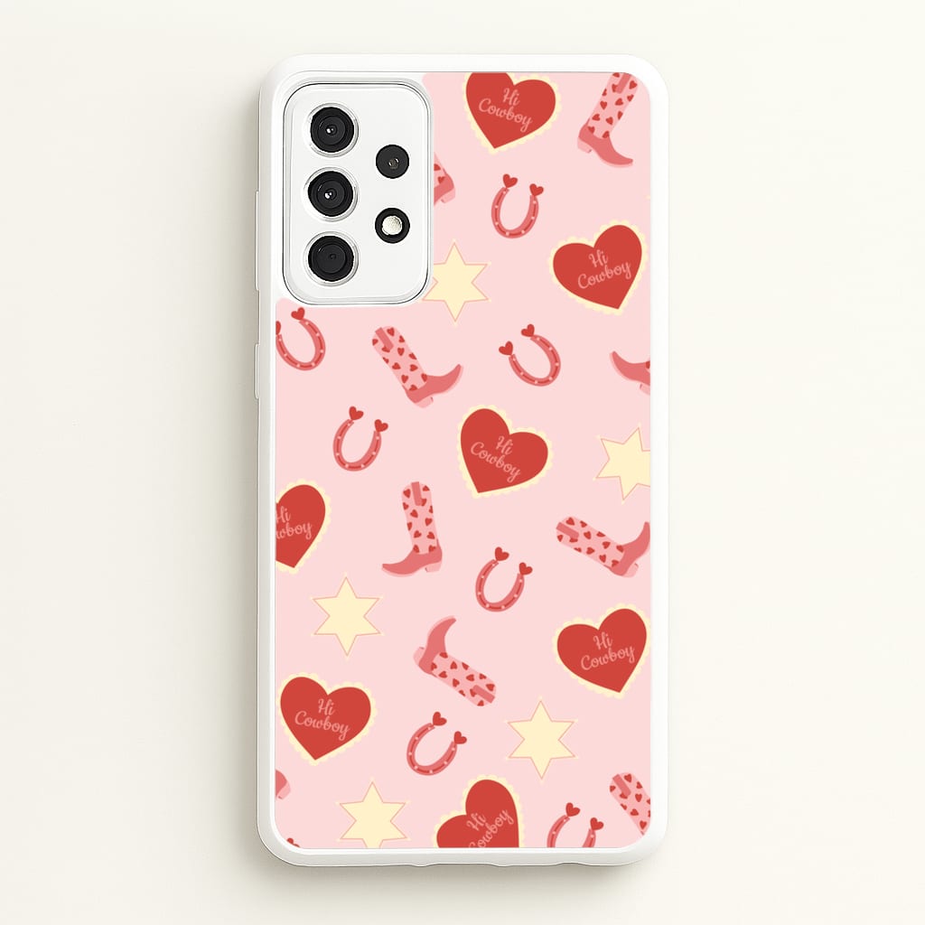 Hi Cowboy - Western - Western Phone Case for Galaxy A52 / A52s