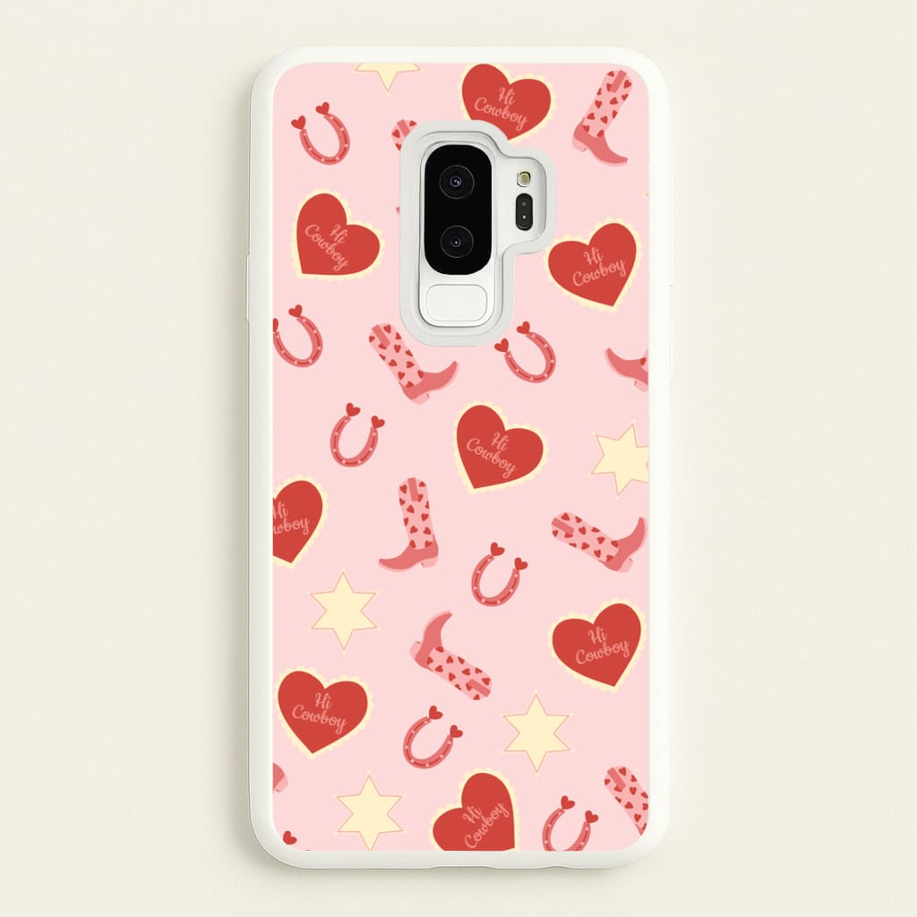Hi Cowboy - Western - Western Phone Case for Galaxy S9 Plus