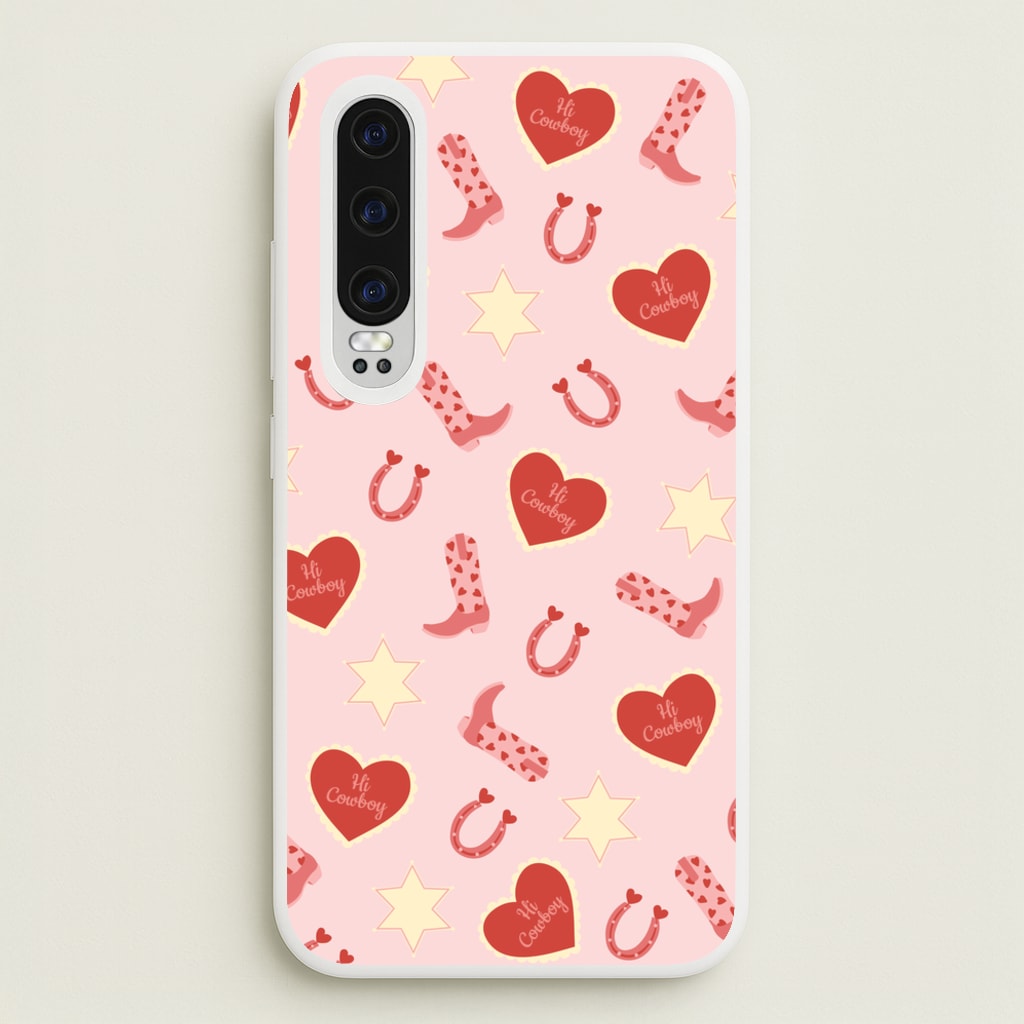 Hi Cowboy - Western - Western Phone Case for Huawei P30