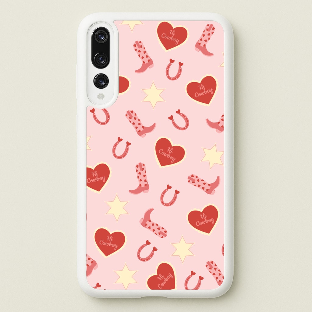 Hi Cowboy - Western - Western Phone Case for Huawei P20 Pro