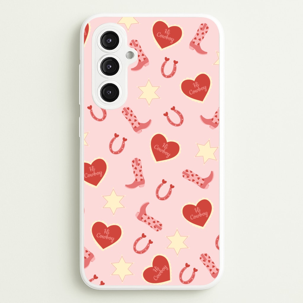 Hi Cowboy - Western - Western Phone Case for Galaxy S23FE