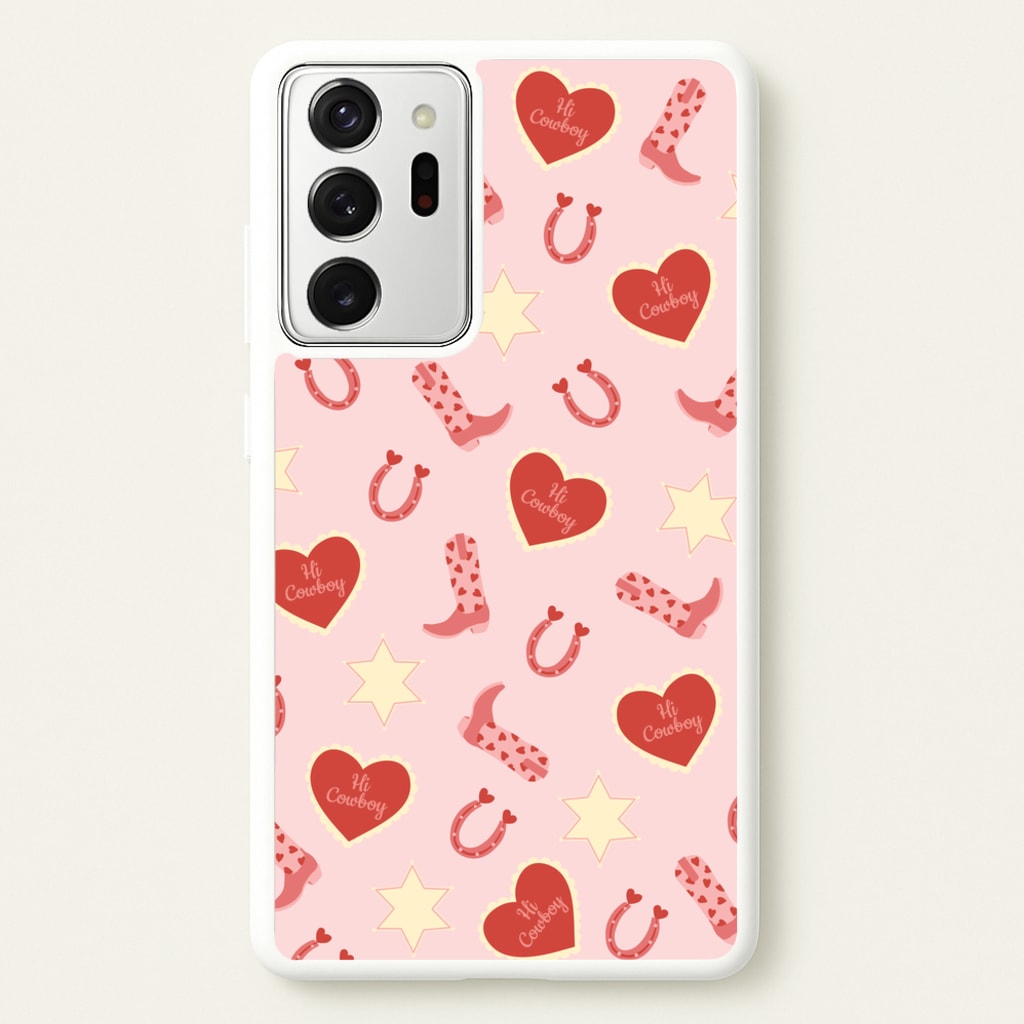 Hi Cowboy - Western - Western Phone Case for Galaxy Note 20 Ultra