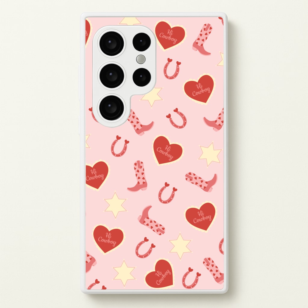 Hi Cowboy - Western - Western Phone Case for Galaxy S24 Ultra