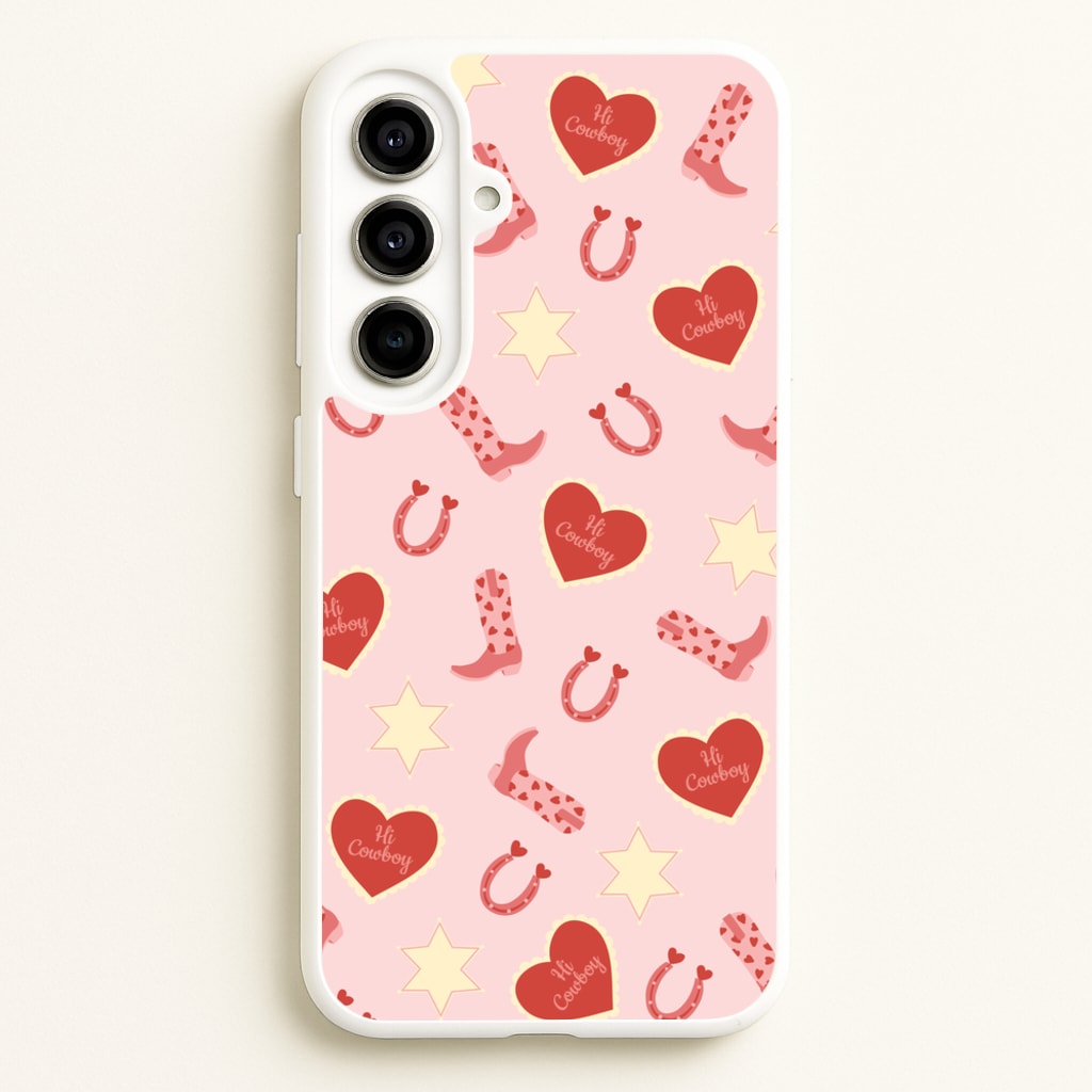 Hi Cowboy - Western - Western Phone Case for Galaxy A56