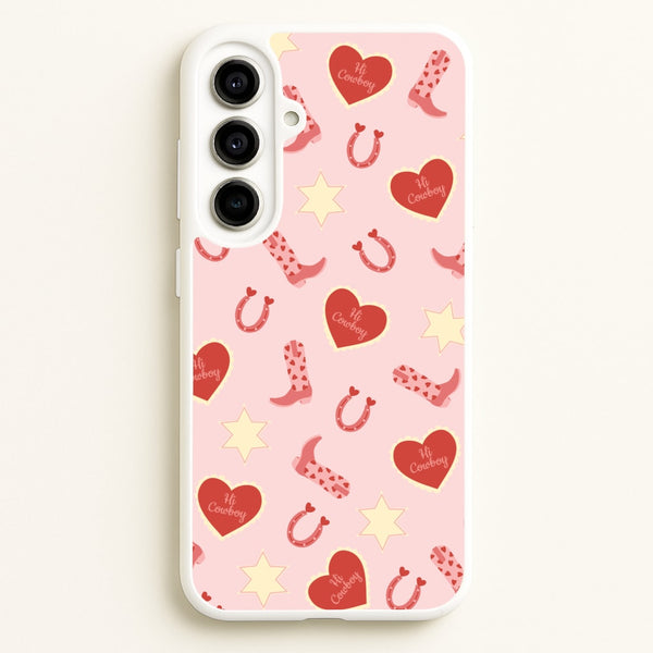 Hi Cowboy - Western - Western Phone Case for Galaxy A56
