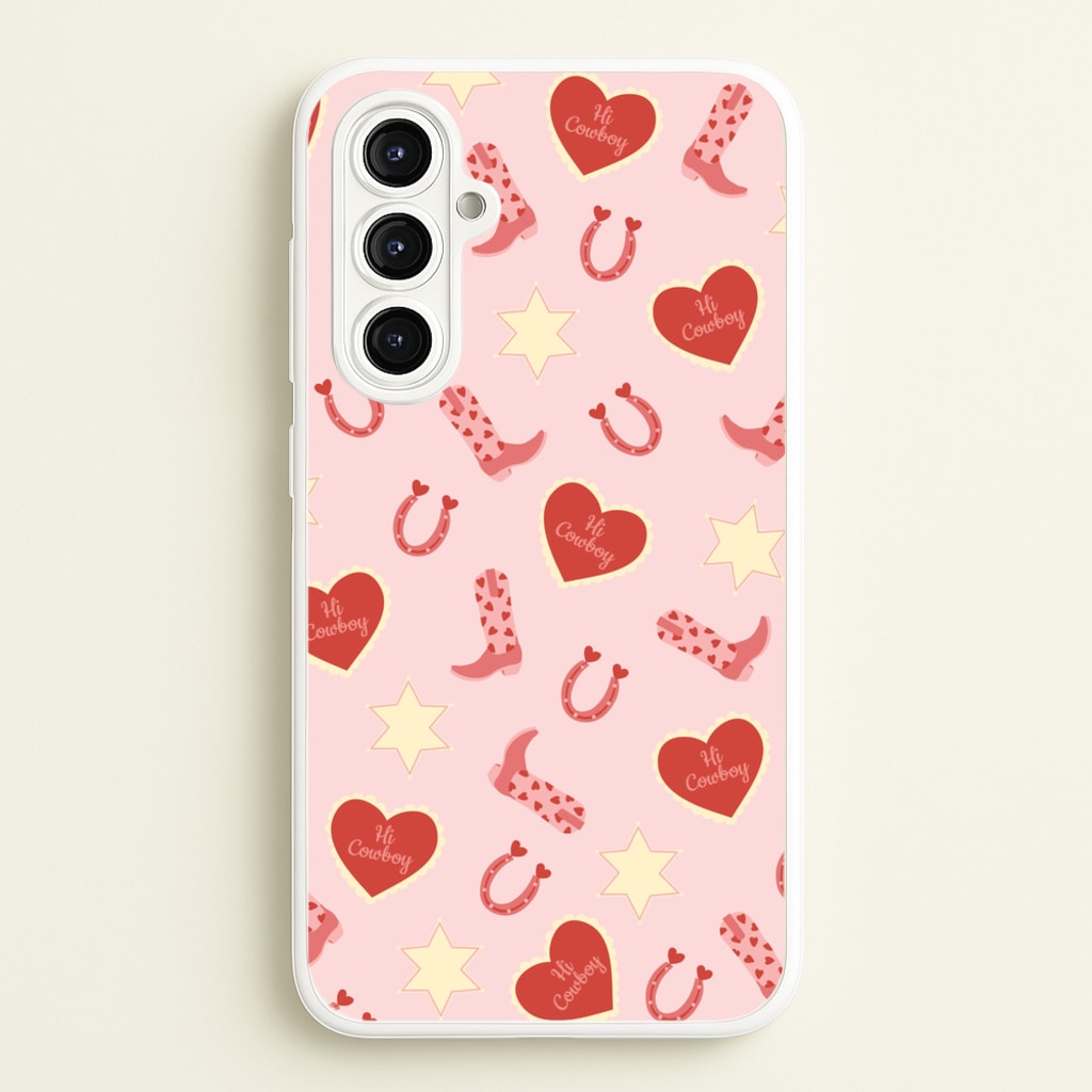 Hi Cowboy - Western - Western Phone Case for Galaxy A16