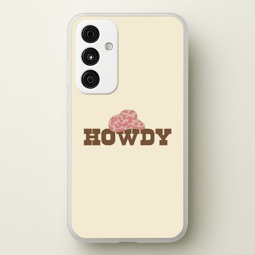 Howdy - Western - Western Phone Case for Galaxy A35