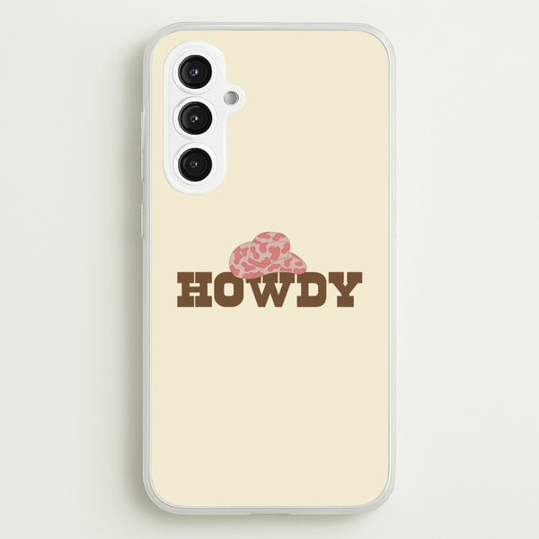Howdy - Western - Western Phone Case for Galaxy S23FE