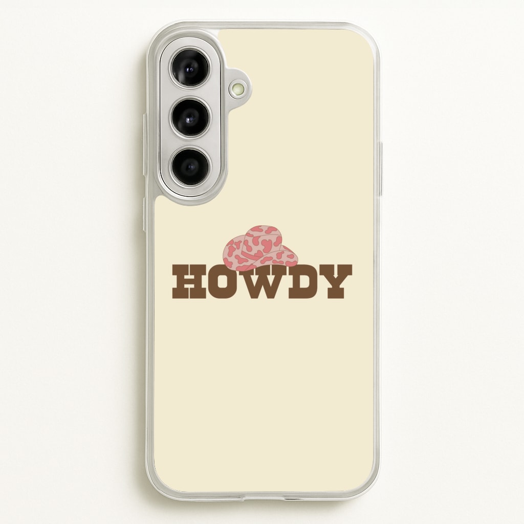Howdy - Western - Western Phone Case for Galaxy A56