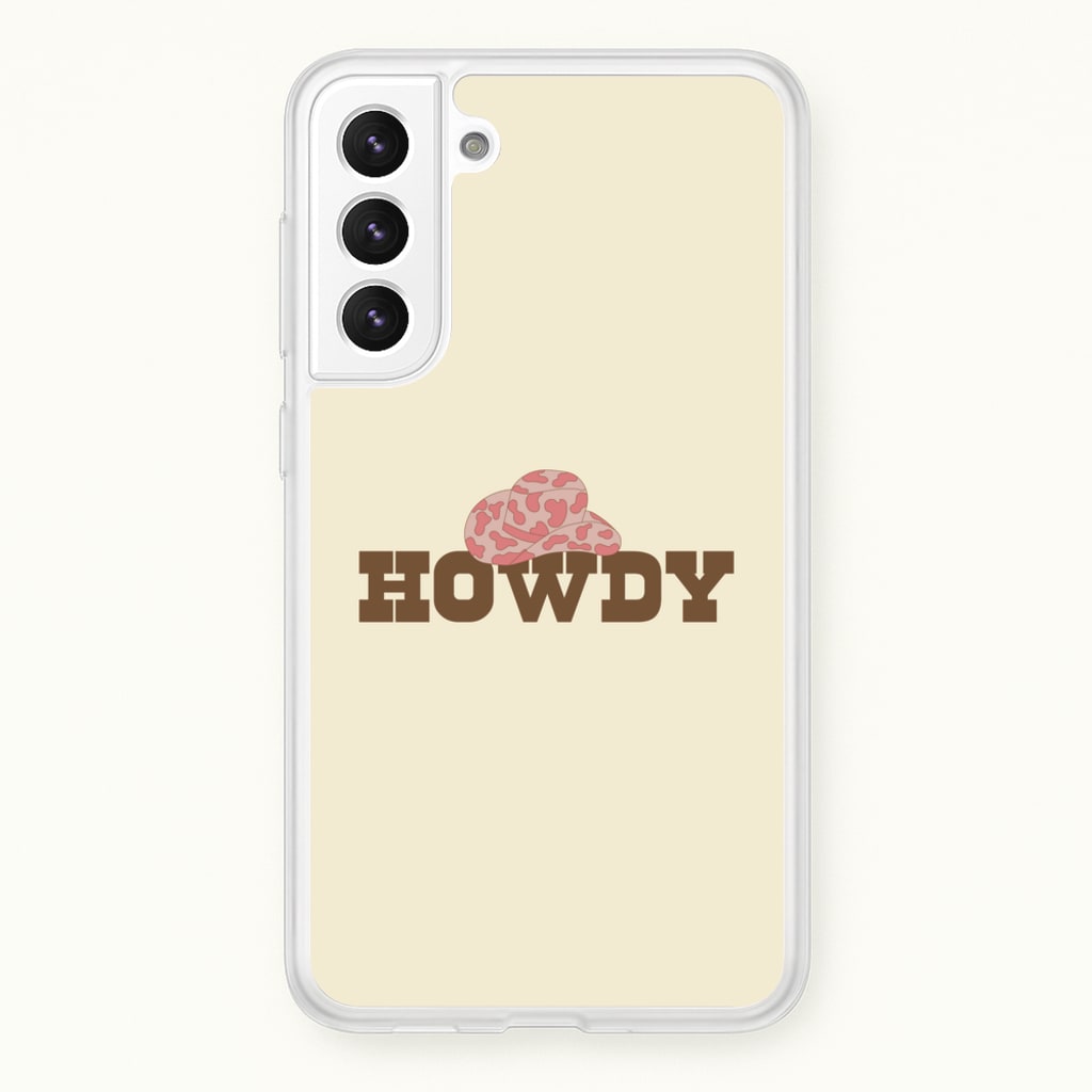 Howdy - Western - Western Phone Case for Galaxy S21FE