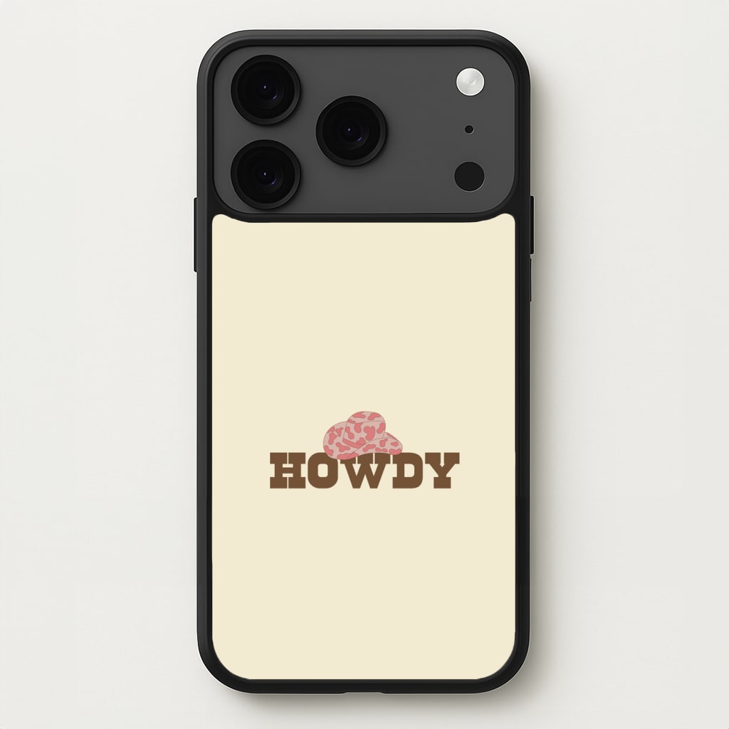 Howdy - Western Phone Case for iPhone 17 Pro Max