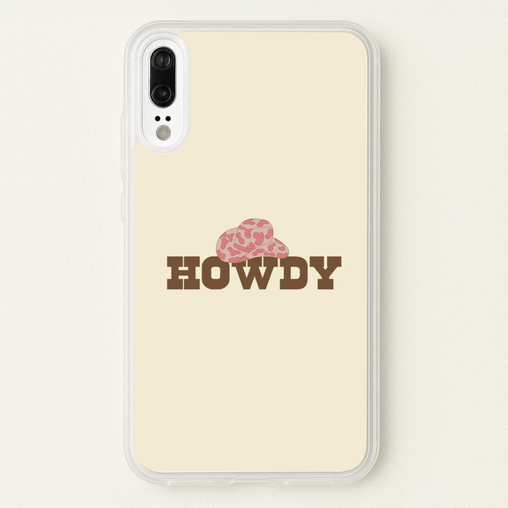 Howdy - Western - Western Phone Case for Huawei P20