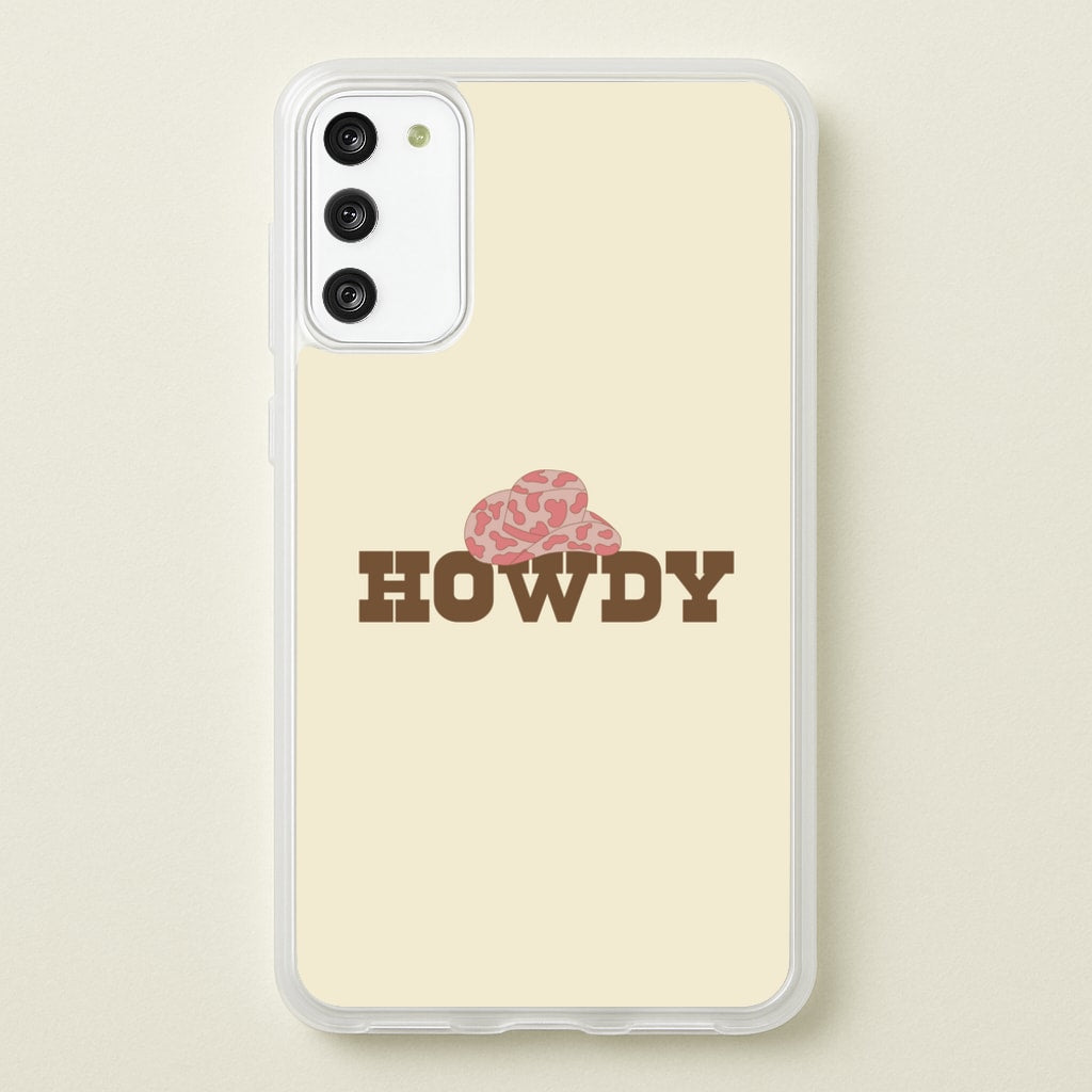 Howdy - Western - Western Phone Case for Galaxy S20
