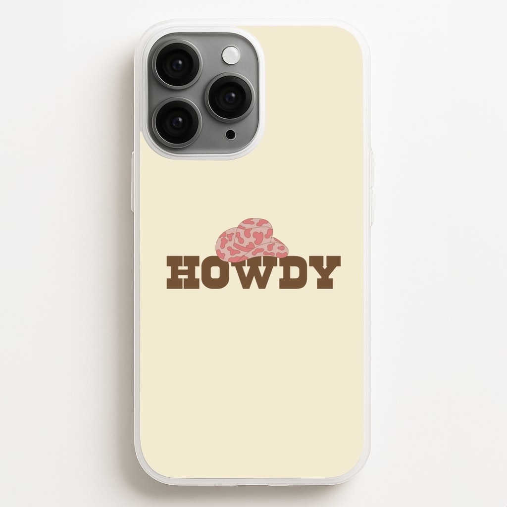 Howdy - Western - Western Phone Case for iPhone 11 Pro