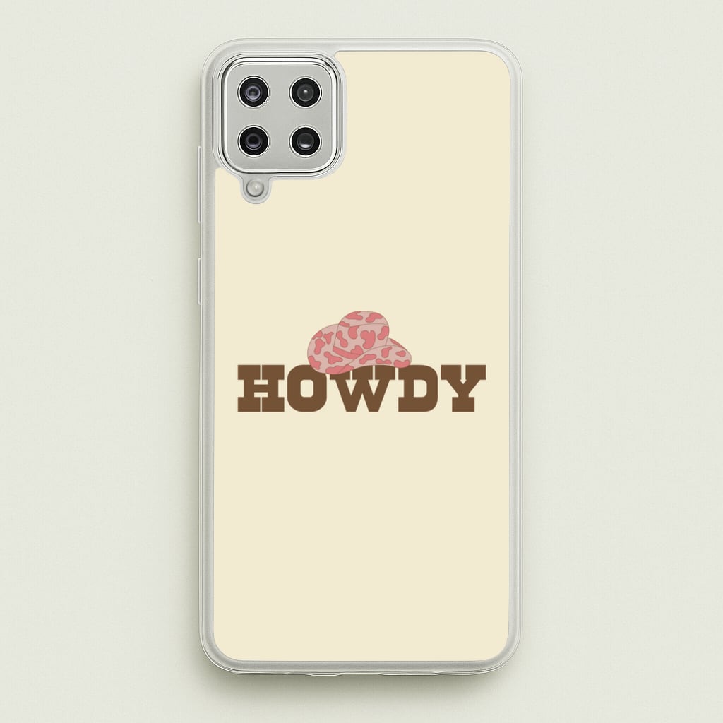 Howdy - Western - Western Phone Case for Galaxy A12