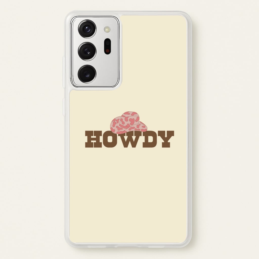 Howdy - Western - Western Phone Case for Galaxy Note 20 Ultra
