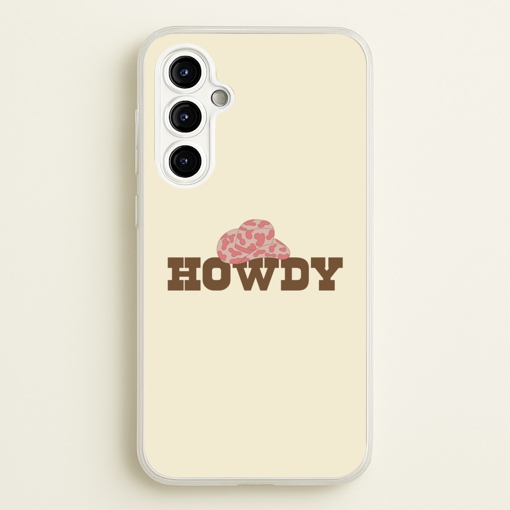 Howdy - Western - Western Phone Case for Galaxy A54