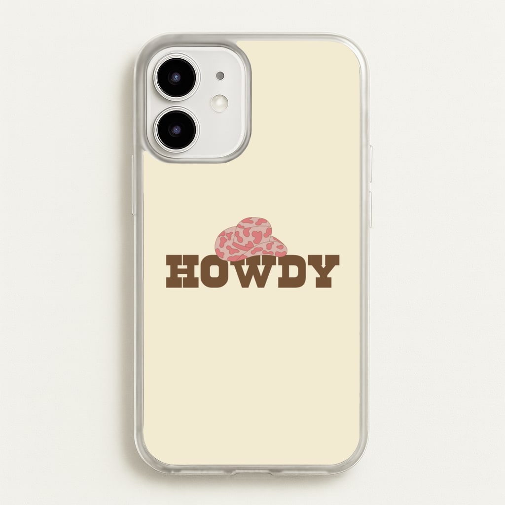 Howdy - Western - Western Phone Case for iPhone 12 / 12 Pro