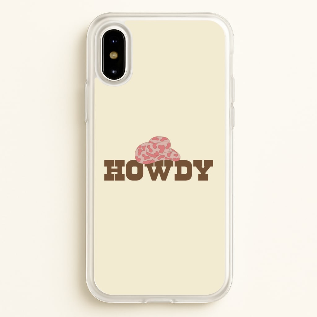 Howdy - Western - Western Phone Case for iPhone X / XS