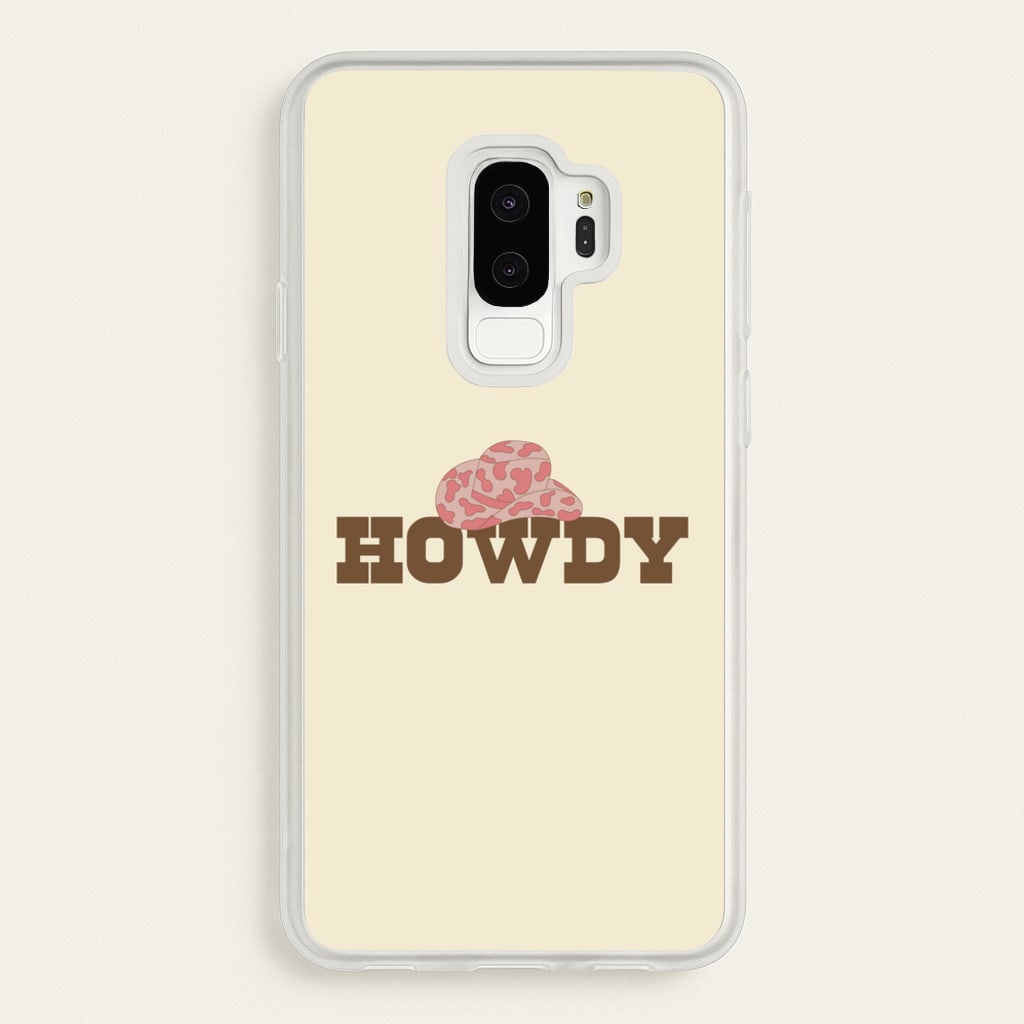 Howdy - Western - Western Phone Case for Galaxy S9 Plus