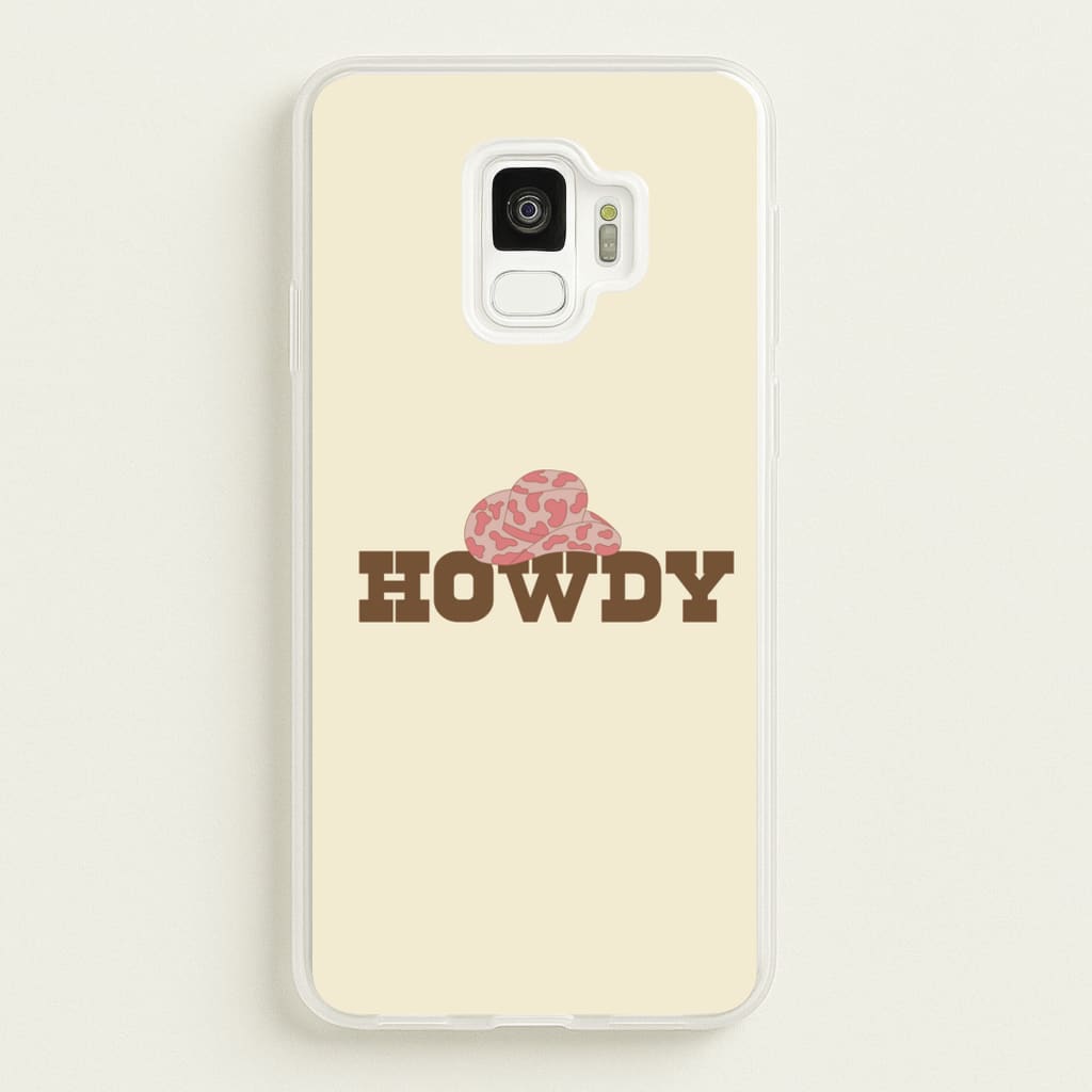 Howdy - Western - Western Phone Case for Galaxy S9
