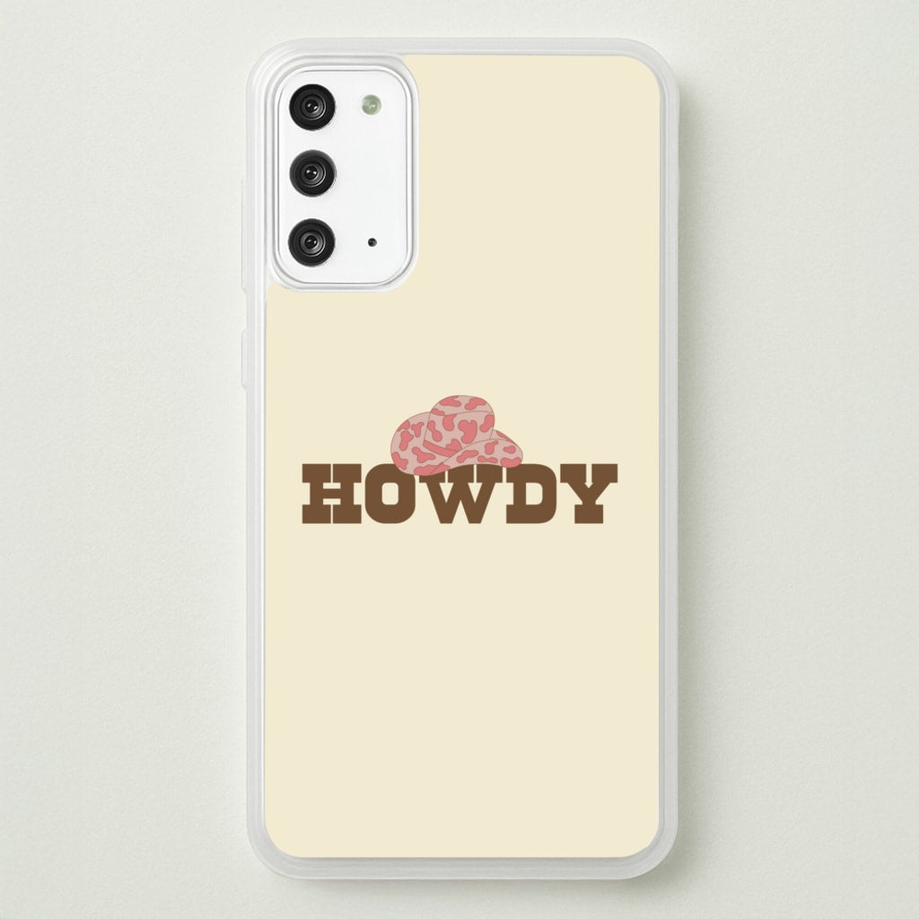 Howdy - Western - Western Phone Case for Galaxy Note 20
