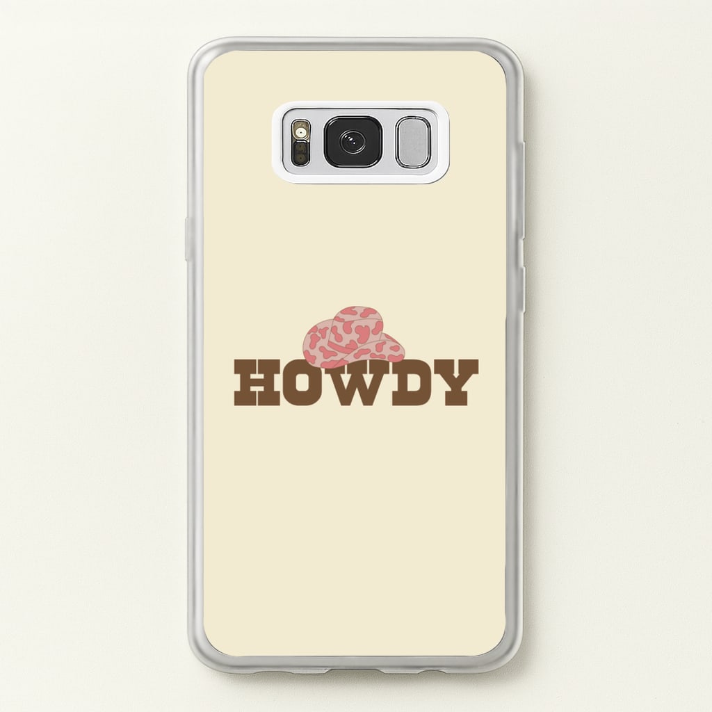 Howdy - Western - Western Phone Case for Galaxy S8 Plus