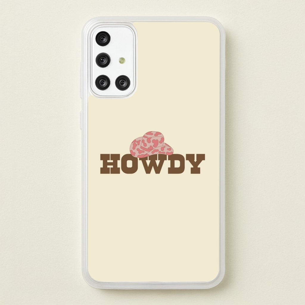 Howdy - Western - Western Phone Case for Galaxy A71