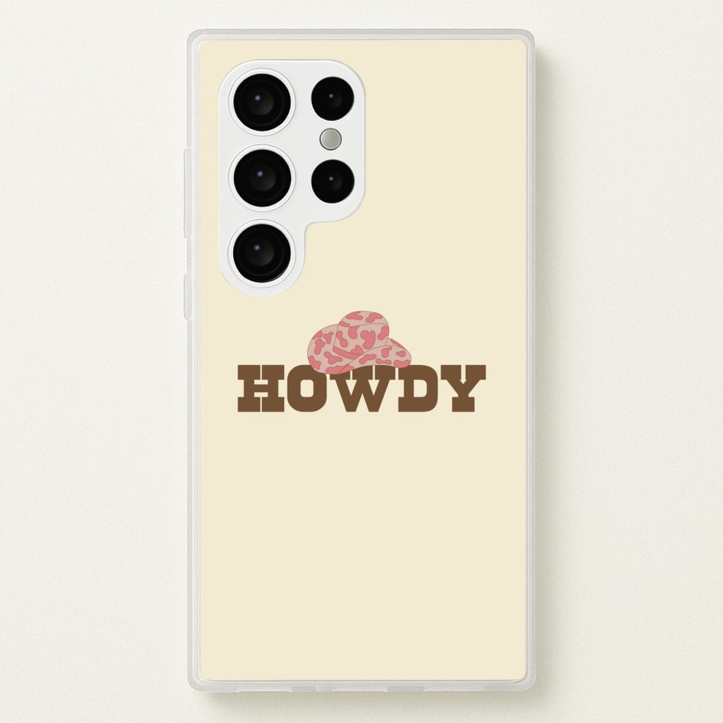 Howdy - Western - Western Phone Case for Galaxy S24 Ultra