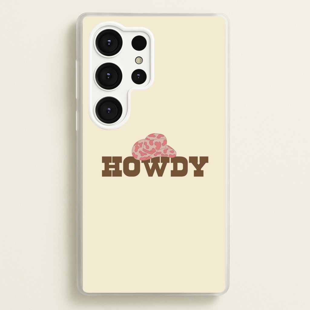 Howdy - Western - Western Phone Case for Galaxy S25 Ultra