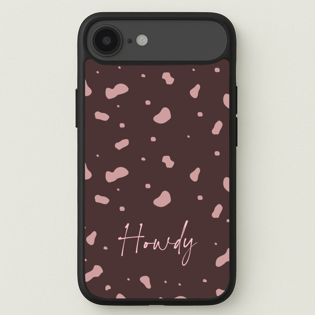 Cow Print Howdy Phone Case for iPhone 17 Air