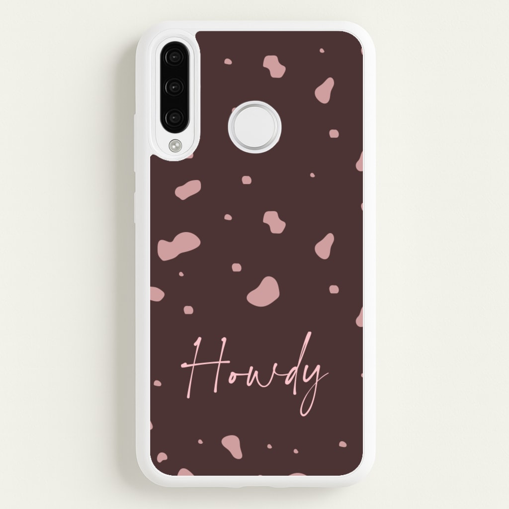 Cow Print Howdy - Western Phone Case for Huawei P30 Pro