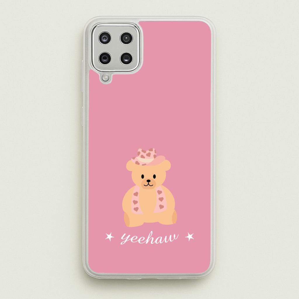 Yeehaw Teddy Bear - Western Phone Case for Galaxy A12