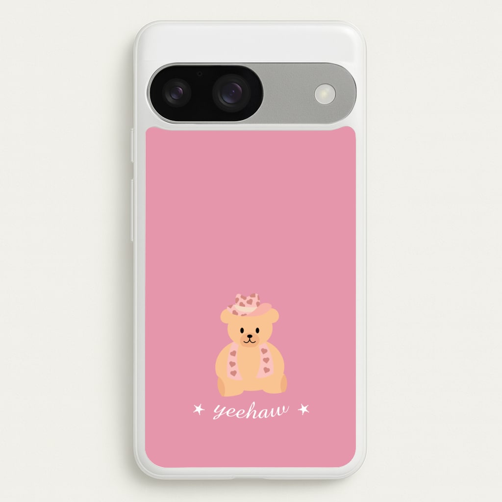 Yeehaw Teddy Bear - Western Phone Case for Google Pixel 9 / 9 Pro