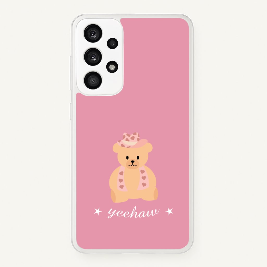 Yeehaw Teddy Bear - Western Phone Case for Galaxy A53