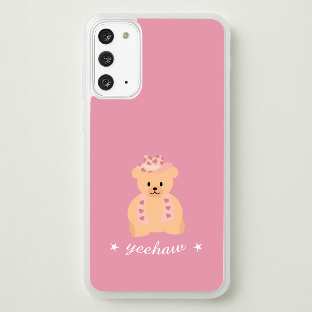 Yeehaw Teddy Bear - Western Phone Case for Galaxy Note 20