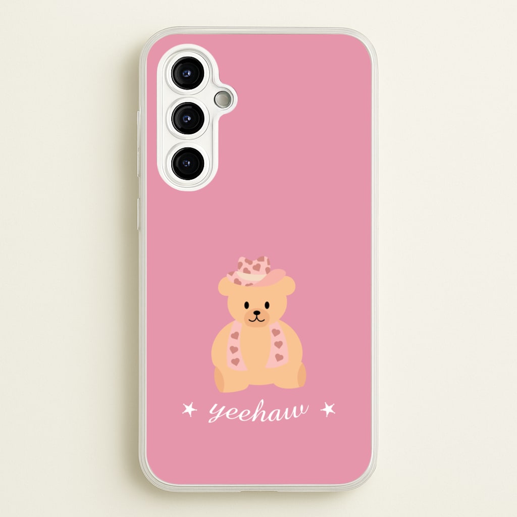 Yeehaw Teddy Bear - Western Phone Case for Galaxy A54