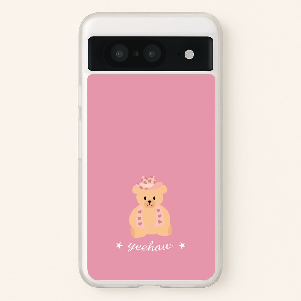 Yeehaw Teddy Bear - Western Phone Case for Google Pixel 8