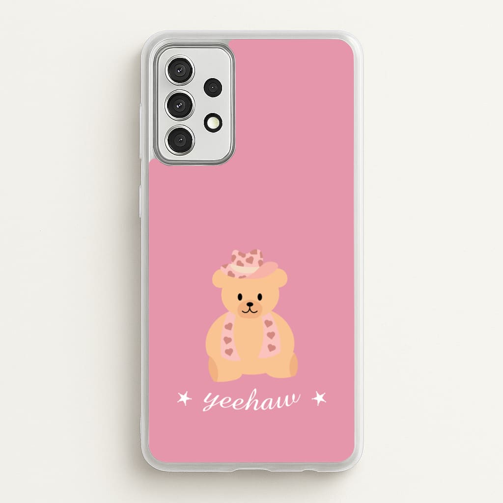 Yeehaw Teddy Bear - Western Phone Case for Galaxy A52 / A52s