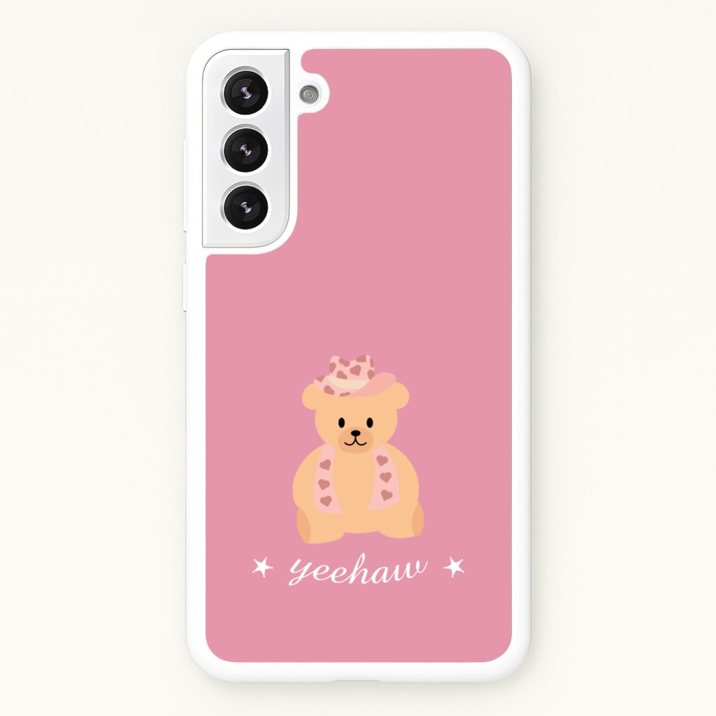 Yeehaw Teddy Bear - Western Phone Case for Galaxy S22 Plus