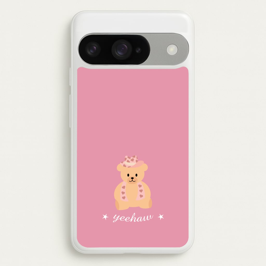 Yeehaw Teddy Bear Phone Case for Google Pixel 10 / 10 Pro