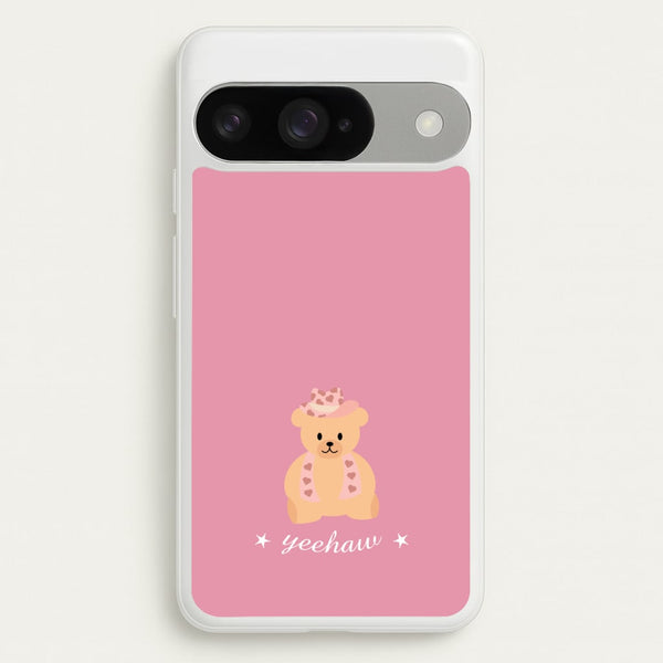Yeehaw Teddy Bear Phone Case for Google Pixel 10 / 10 Pro