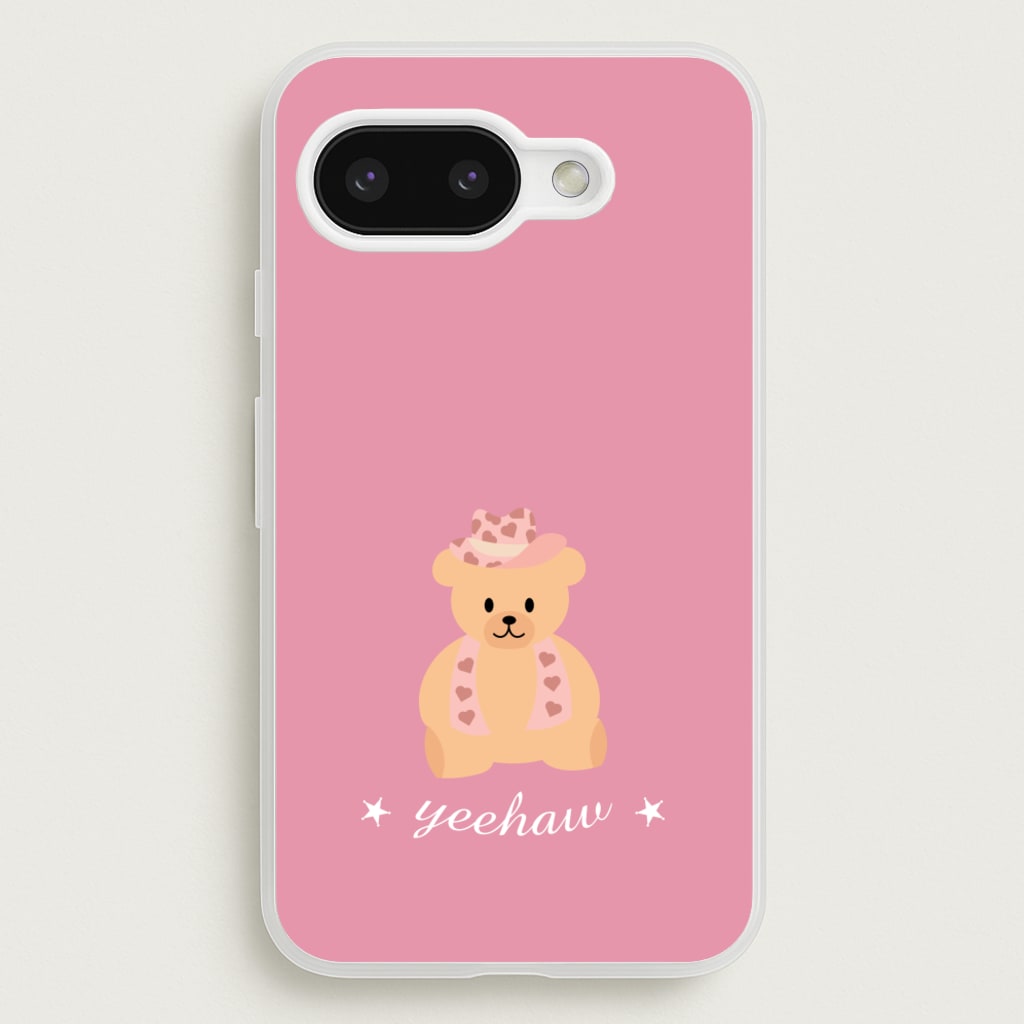 Yeehaw Teddy Bear - Western Phone Case for Google Pixel 9a
